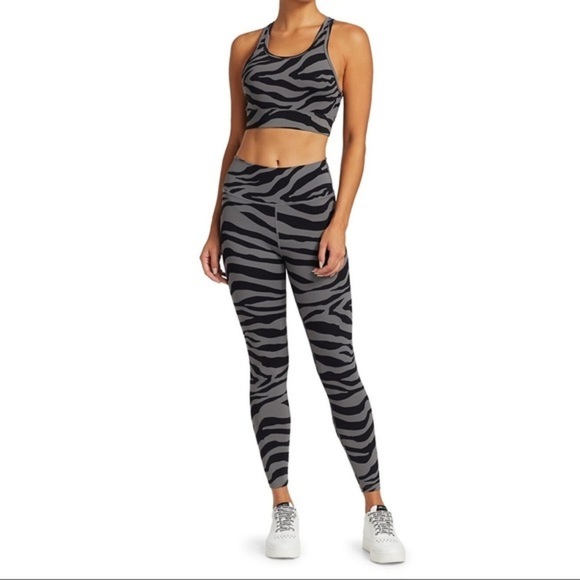 Anthropologie Pants - Varley Steel Zebra Print Set